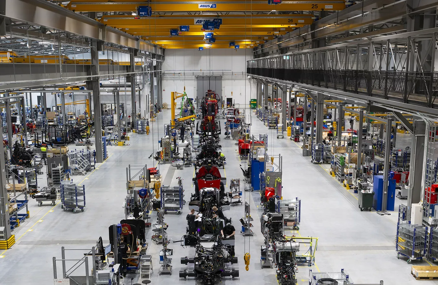 Komatsu Forest Warehouse Interior