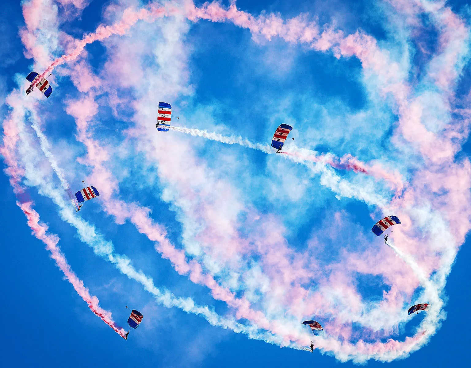 RAF Falcons parachute display team 2023 season launch