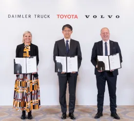 Toyota, Daimler Truck and Volvo Group Expand cellcentric Fuel Cell Venture to Accelerate Hydrogen Transport