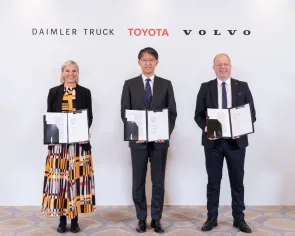 Toyota, Daimler Truck and Volvo Group Expand cellcentric Fuel Cell Venture to Accelerate Hydrogen Transport