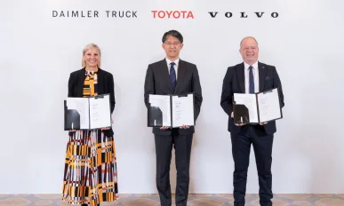 Toyota, Daimler Truck and Volvo Group Expand cellcentric Fuel Cell Venture to Accelerate Hydrogen Transport