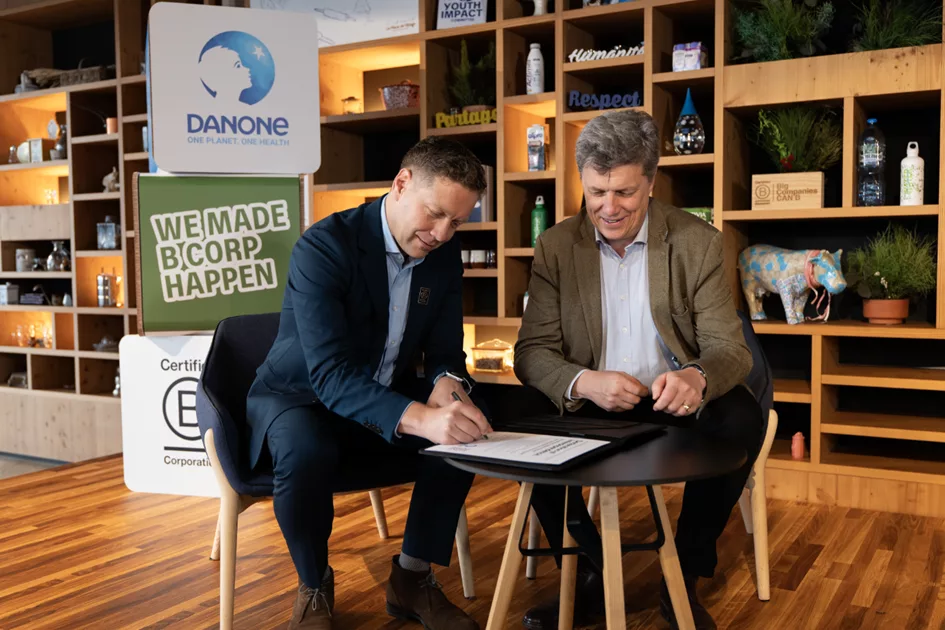 Danone has now achieved B Corp certification worldwide